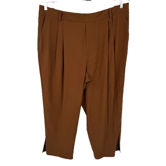 Vince Stovepipe Crop Pull-On Pants brown size XXXL - Picture 2 of 8